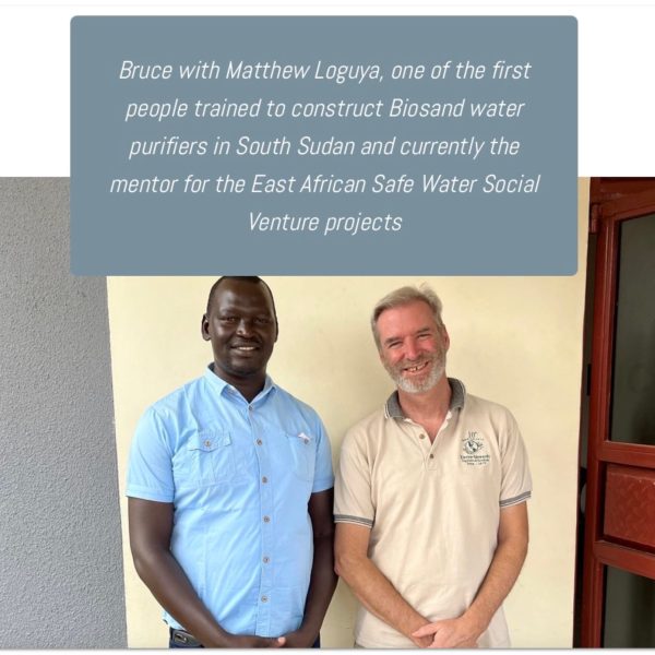 Photo of Loguyo Matthew and Bruce Taylor